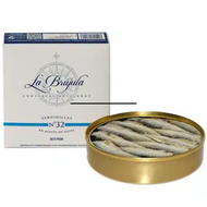 ลา บรูฆูล่า ปลาซาร์ดีนตัวเล็กในน้ำมันมะกอก (เบอร์ 32) 130 กรัม -Little sardine in olive oil (No. 32)