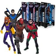 [DC Genuine Version] McFarland Knight Set Red Hood Robin Batgirl Nightwing 23cm Action Figure Figure