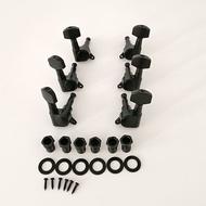 6pcs Sealed Guitar String Pegs Locking Tuners 3L3R Tuning Pegs String Tuner Acoustic Guitar Tuner Ma