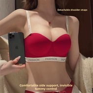 【Ready Stock Order】Women's Lifting Anti-Sagging Bra - Red Wedding Undergarment for Enhanced Shape st