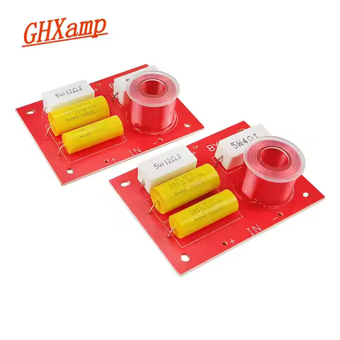 GHXAMP 120W 1 Way Tweeter Crossover 4-8OHM 3.2kHZ Frequency Divider High Frequency For Audio Treble 
