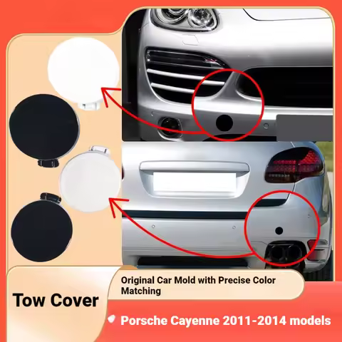 Porsche 11-14 Cayenne For 11-14 Porsche Cayenne front and rear bar trailer cover tow hook tow rope c