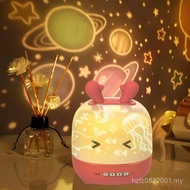 Bluetooth Starry Sky Light Cross-Border Birthday Gift Gypsophila Girl Night Light Bedroom Children P
