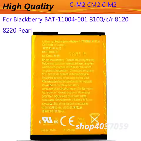 Blackberry C-M2 CM2 C M2 Battery For Blackberry 8100/c/r 8120 8220 Pearl BAT-11004-001 batteria