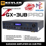 Kevler Professional by Winland GX-3UB PRO Karaoke Amplifier 300W x2 (black) W/ USB, Bluetooth, FM, Line
