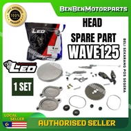 WAVE125 HEAD SPARE PART COMPLETE SET - LEO R&D THAILAND