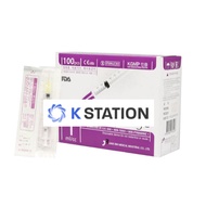 [KSTATION] Syringe 1CC / 30G / 1/2" (1 box 100pcs) KOREA OFFICAL PRODUCT