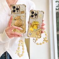 New Year 3D Cute Lucky Gold Coin Bag Case For RENO 10 Pro 7Z 7 8 Pro 5G 8Z 8T 4 5 6 Lite 4F 5F A74 4
