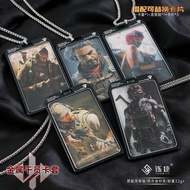 Garena Delta Force 三角洲行动 干员项链卡片红狼麦晓雯吊牌身份卡套男孩装饰礼物7.6