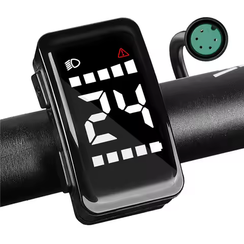 ABVL-Ebike Intelligent LCD Display DZ40 Mini Ebike Screen Waterproof Electric Bike Meter For BAFANG 