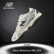 ของแท้ -New Balance 204L  White Silver Black  Low Sneakers U204LSWD K3FU