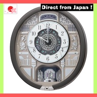 【Japan Original】
Seiko Wall Clock - Analog Quartz Melody Clock - Triple Selection - Metallic Finish 