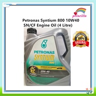 4 x Petronas Syntium 800 10W40 Semi Synthetic SN/CF Engine Oil 4 L