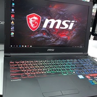 MSI GP62MVR 7RFX GAMING LAPTOP (i7-7700 HQ 2.80GHz 16GB RAM/SSD 256GB + 1000GB /GTX NVIDIA 1060 6GB 