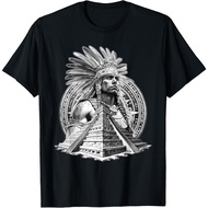 Mexican Aztec Warrior Calendar Mexico Mayan Maya Azteca T-Shirt