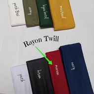 kain rayon twill polos