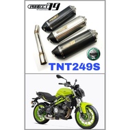Project79 Exhaust Benelli TNT249S 2020 Piping Slip on Muffler Stainless Steel Project79