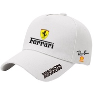 Ferrari Motorcycle Hat Cycling Cap F1 Racing Cap Outdoor Sun Hat Motorcycle Cap Fleet Logo Cap Baseb