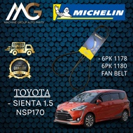 Michelin Belt Toyota Sienta 1.5 NSP170 6PK 1178 / 6PK 1180 (Fan belt) Made in France