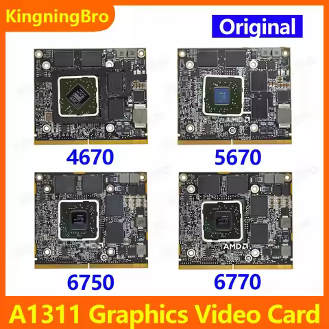 Original HD4670 HD5670 HD6750 HD6770 Graphics Card For Apple iMac 21.5" A1311 Video Card 2009 2010 2