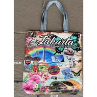 Maldives & Bali Souvenier Bag New Woman Shopping Bag Tote Bag Tuition Bag BAG Beg Kanvas Beg Tuisyen
