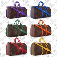 L Designer Bag M46769 M46770 M46771 M46773 M46775 Keepall 50CM Travel Duffel Bags Unisex Fashion Lux