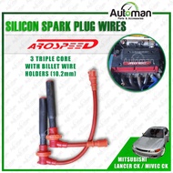Arospeed Mitsubishi Lancer CK Mivec CK Triple Core Silicon Engine Spark Plug Wires Cable 10.2mm