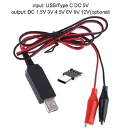 JN Type C USB to 1 5V 3V 4 5V 6V Power Cable   Eliminator for LED Light