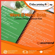 🔥 cheapest  price in shopee🔥 Custome design A3,A4  were o menu book Printing I Premium Quality