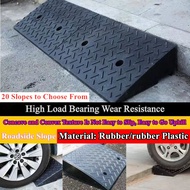 Car Ramp Step Uphill Mat for Wheelchair Doorway Stairs Auxiliary Rubber Climbing Curb Speed Bump Slope Board Along The Slope Threshold Tooth Flooring Pad