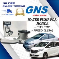 GNS WATER PUMP HONDA CITY TMO , FREED (L15A) 100% HIGH QUALITY READY STOCK IN MALAYSIA.