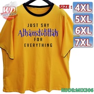 ALHAMDULILLAH JUMBO T-SHIRT 4XL 6XL 7XL 8XL MIX306