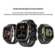 Outdoor GPS Smart Watch 2.02 HD Fitness Tracker with HR SpO2 Sleep Monitor Triathlon Rugged, Militar