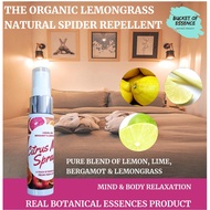 The Organic Lemongrass Store - Natural Spider &amp; Lizard Repellent - Lemongrass Bergamot Lemon Lime &amp; Cayenne Pepper