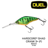 DUEL - HARDCORE SHADCRANK 3+ 60F FLOATING 60mm R1186 FISHING LURES