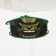 Hulk Children's Cloth Mask On The Mouth Of The superhero Nose Free Of Dust Pollution On The Motorcycle Etc Soft Material