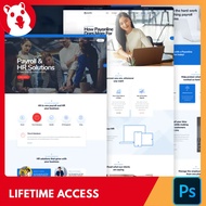 Payonline - Payroll & HR Software PSD Template (Online Payroll and HR Software Solutions - Template)