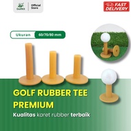 Golf Rubber Tee – 60/70/80mm Training Rubber Tee for Driving Range & Golf Mat