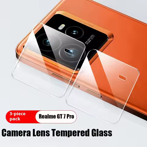 3-1Pcs 9H Back Camera Lens Tempered Glass For OPPO Realme GT7 Pro Clear Camera Screen Lens Protector