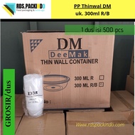 thinwall dm bulat 200ml - 500ml // grosir murah - 300ml r/b