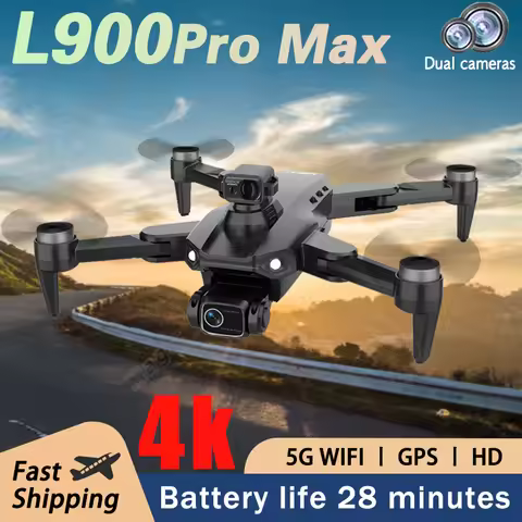 Drone L900 Pro MAX 4K Professional HD Camera 5G GPS Visual Obstacle Avoidance Brushless Motor Quadco