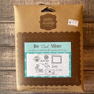Unity Stamp Pre-Cut Unmounted Red Rubber Stamp - Be Owl Mine