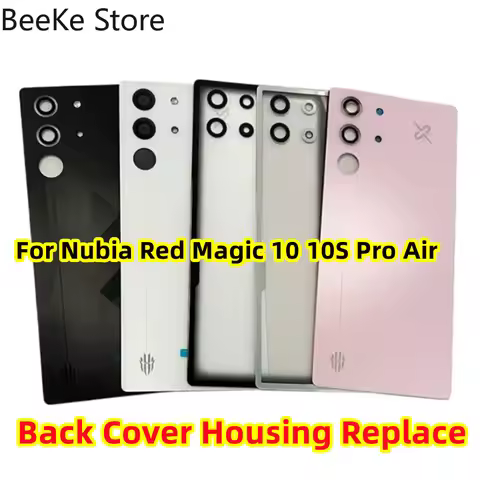 Repair AAA+ For ZTE Nubia Red Magic 10 Air NX779J 10 Pro+ 10S Pro Plus Rear Battery Door Glass Lid P