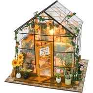 [Local] DIY Garden Café Dollhouse Kit Gift Ideas Christmas