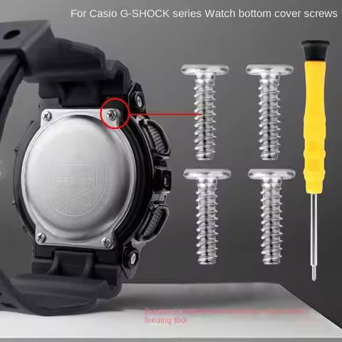 For Casio G-SHOCK Case Back Cover Bottom Cover Screw for GA/GD/GAX100/110/120 DW6900 GW-B5600 DW5600