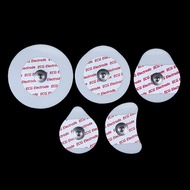 eatopyourb6] 10Pcs Disposable Electrodes White Pads ECG Gel Non Woven Fabric Self Adhesive Stiers Re