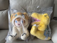 高石岳× 巴達獸 亞古獸 數碼暴龍一番賞 Bandai Namco Digimon Adventure Ichiban Kuji Plushie