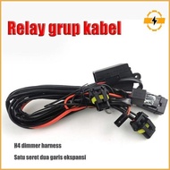 MERAH Biled RELAY CABLE AND Hid RELAY Motor | H4 MOTORCYCLE Hid CABLE Set RED CABLE | Best 1 Warrant