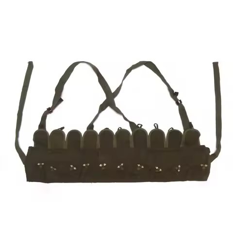 Original Chinese Army Vietnam War SKS Chest Rig Field Gear SKS Bandoliers Pouch