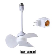 Kipas Angin E27 Fitting Lampu Flexible Saklar On Off Kabel Flexible Colokan Ke Listrik